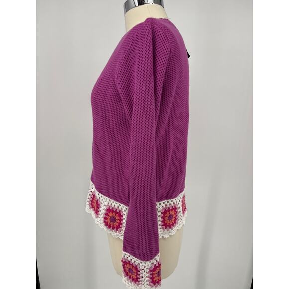 Joseph A Fuchsia Pullover Sweater Women's Small NWT - Picture 3 of 5